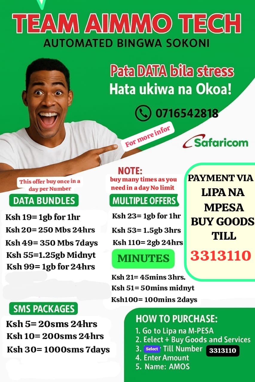 BIGWA SOKONI DATA BUNDLES