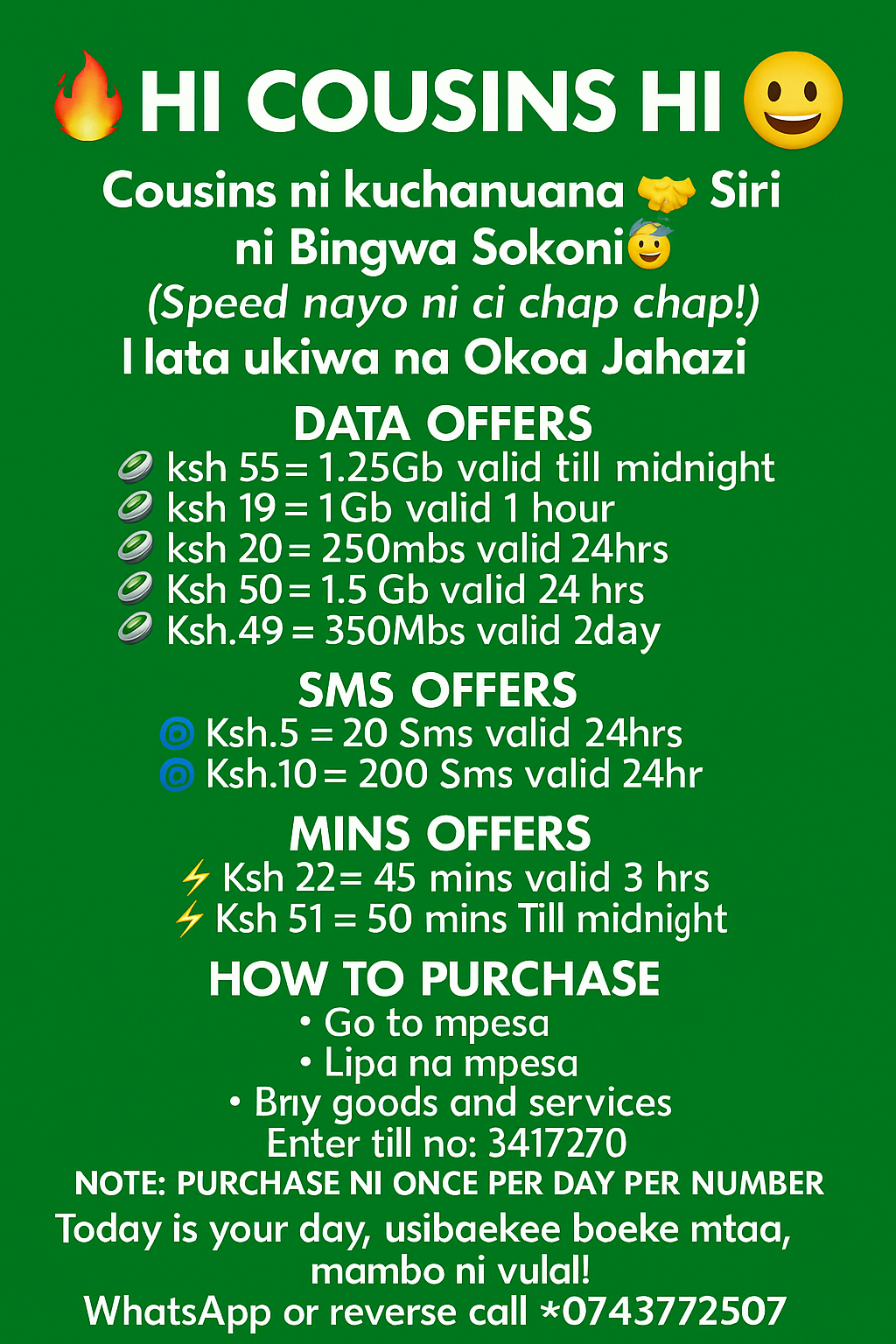 Bingwa sokoni services